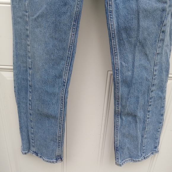 A & F 90s Straight Ultra High Rise Curve Love Sz 26/2 Blue Jeans - Picture 3 of 10